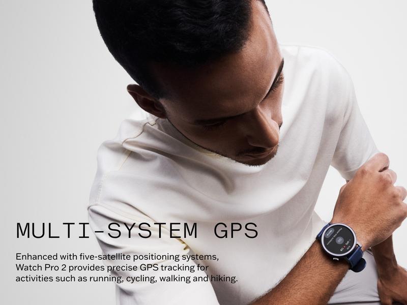 CMF Watch Pro 2 Smartwatch for Men and Women, Automatic Fitness Tracker with Heart Rate and SpO₂ Monitoring, 120 Sports Models, Bluetooth Calls with AI Noise Reduction Microphone, Portable Phone Functionality, Recceding Design, IP68 Waterproof GPS Outdo