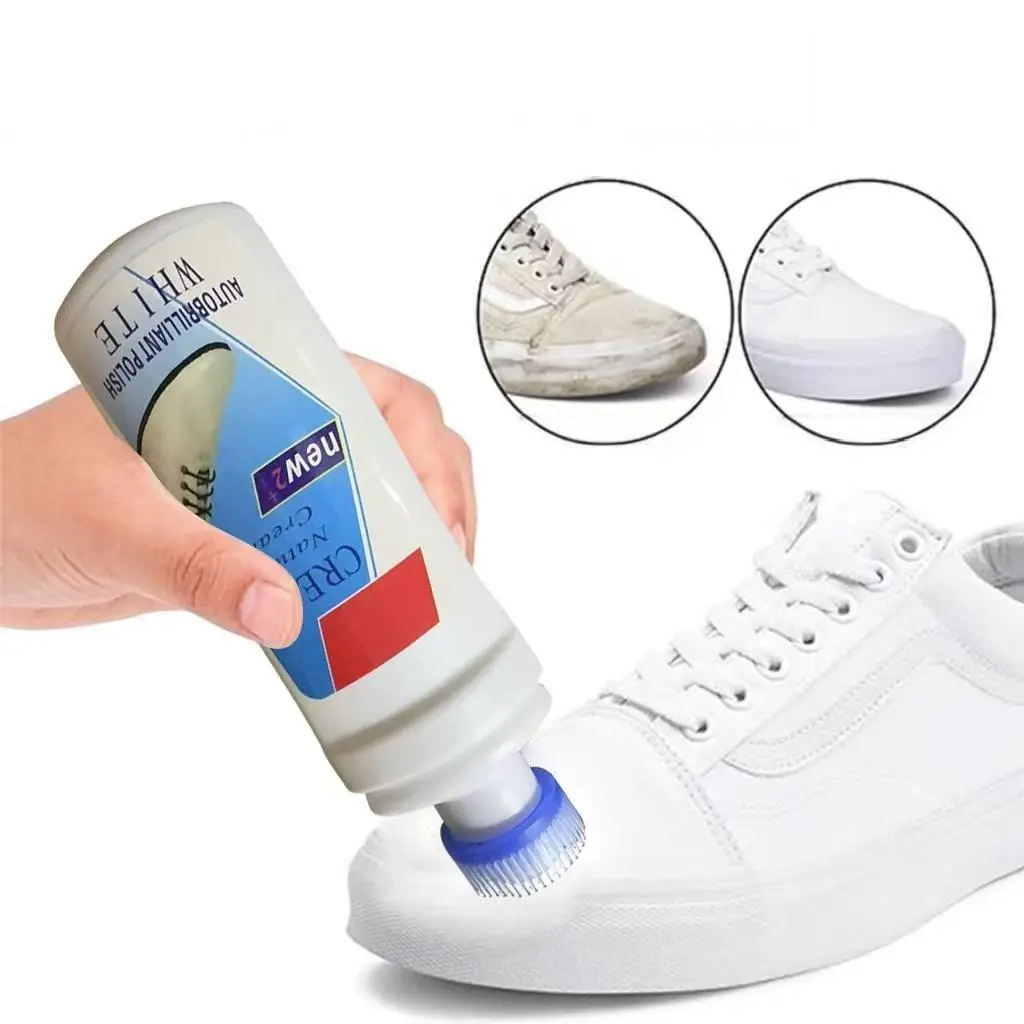 White Shoe Cleaning Kit, Shoe Cleaner, Footwear Cleaner, 1 Count Shoe Whitener, Shoe Brush, Suitable for Cleaning Sneakers