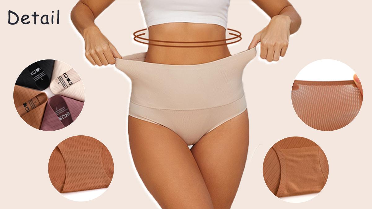 FINETOO High Waisted Seamless Underwear for Women Breatheable Full coverage Briefs No Show Stretch Bikini Panties 4 Pack S-3XL Comfort Fabric Springtok SpringStatements