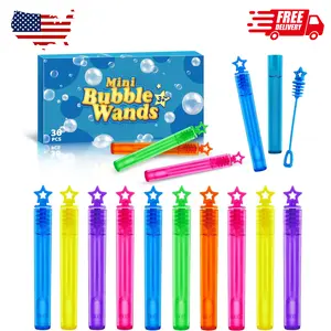 36 Pieces Mini Bubble Wands, Bubble Party Favors Assortment