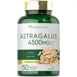 Carlyle Astragalus Root Capsules 4500mg | 150 Count | Vegetarian, Non-GMO, Gluten Free Supplement