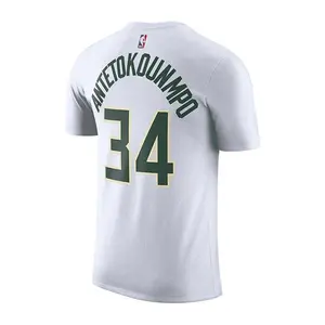 Nike 2022 Association Edition Giannis Antetokounmpo Milwaukee Bucks T-Shirt
