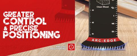 1-1/4 in. Arc Edge Oscillating Multitool Blades For General Purpose,Mixed Standard+Extra Long Cutting