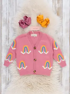 Rainbow Clouds Cardigan
