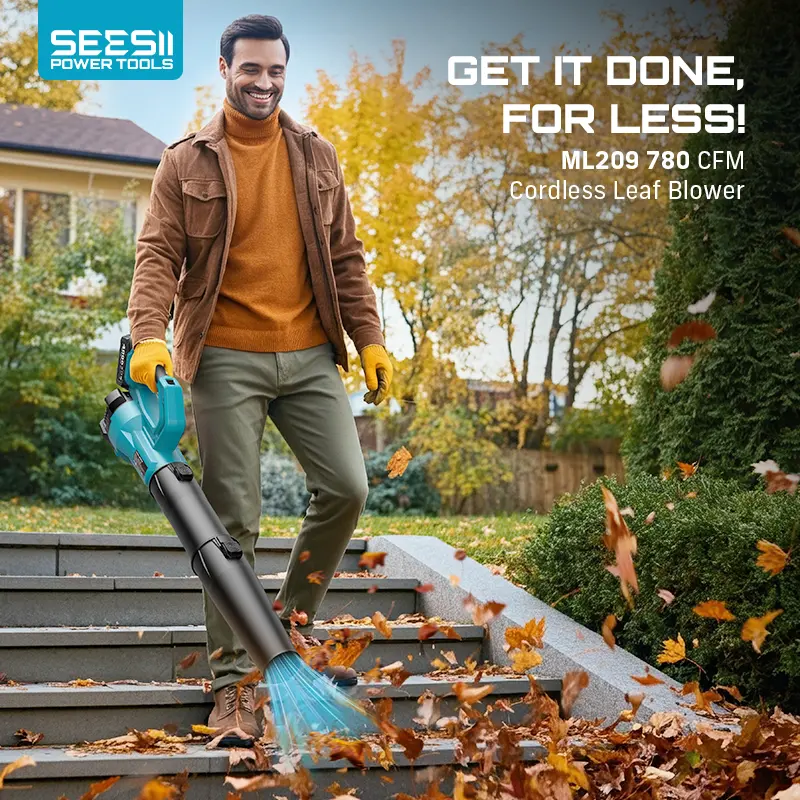 Cordless brushless leaf blower kit