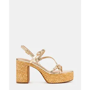 Steve Madden JAYCE GOLD RAFFIA