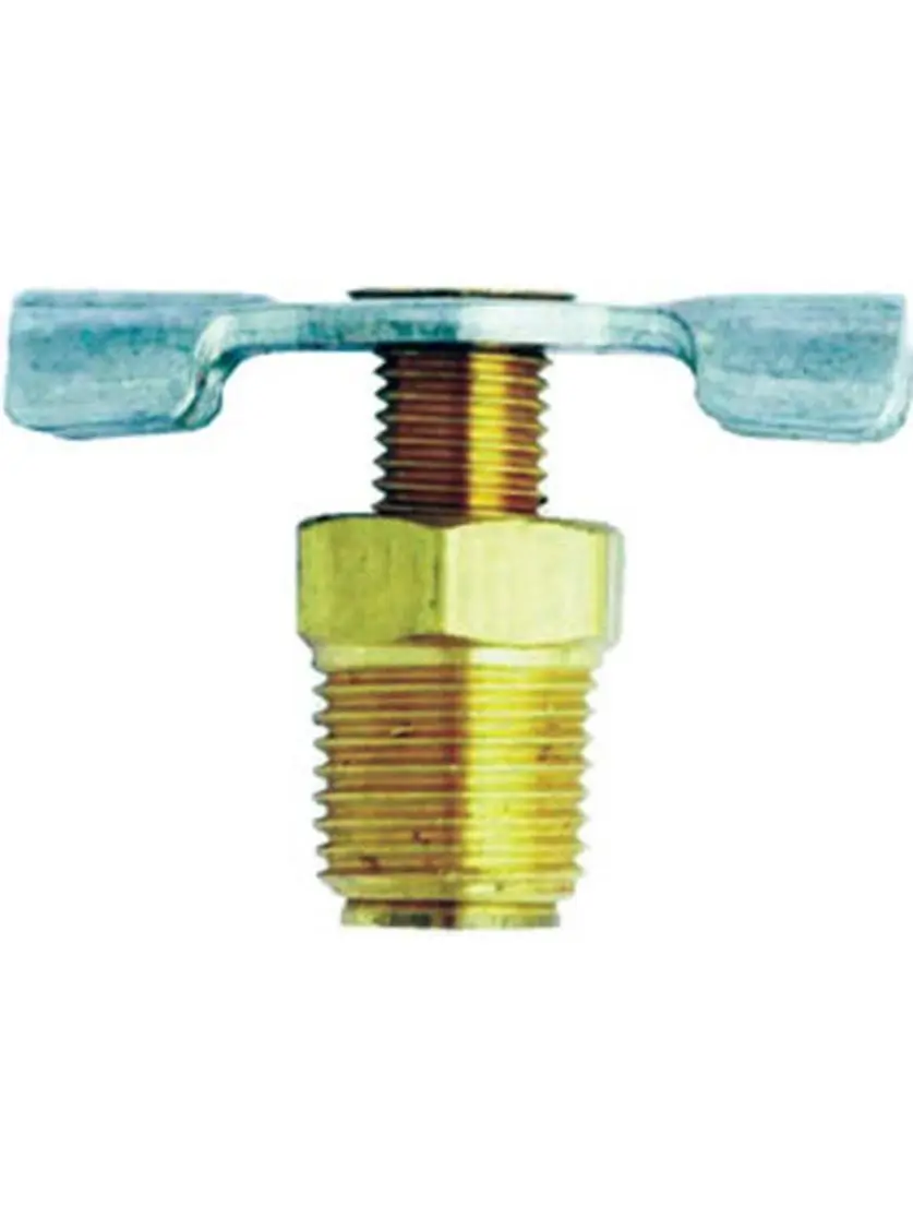 Milton MILS-614-4 Top-Quality Drain Cock, 1/4" NPT Brass-Steel Home Bathroom Supplies Plumbing Fixture for Home Use