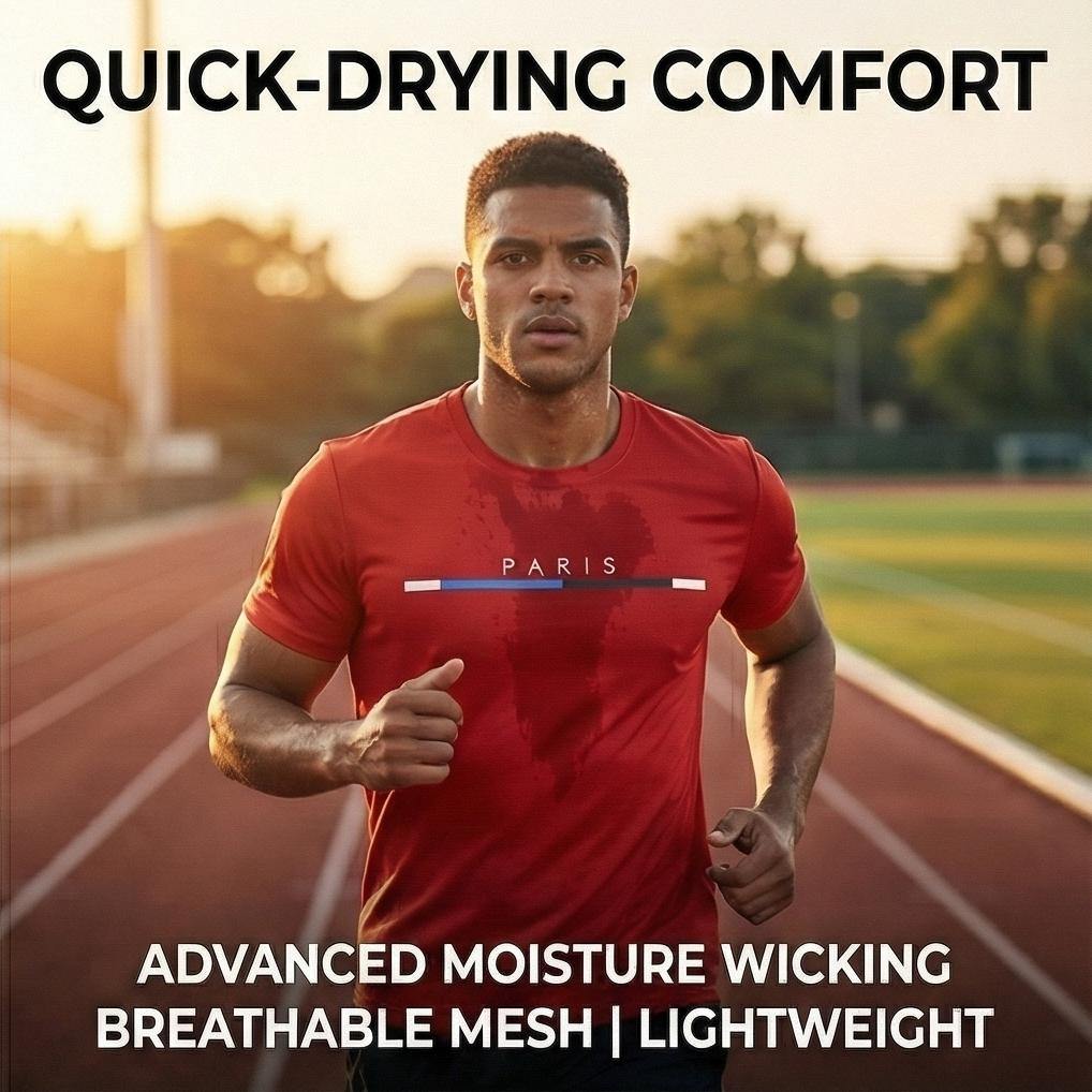 OKP Men's 6-Pack Graphic Tees Short Sleeves Moisture Wicking Quick-Dry Athletic Cut Soft Tops for Summer Training & Running Value Set OKP Men's 6-Pack Graphic Tees Short Sleeves Moisture Wicking Quick-Dry Athletic Cut Soft Tops for Summer Training & Running Value Set