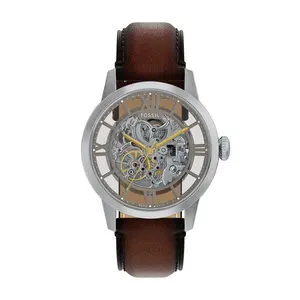 Fossil Men's Townsman Automatic Brown Leather Watch
