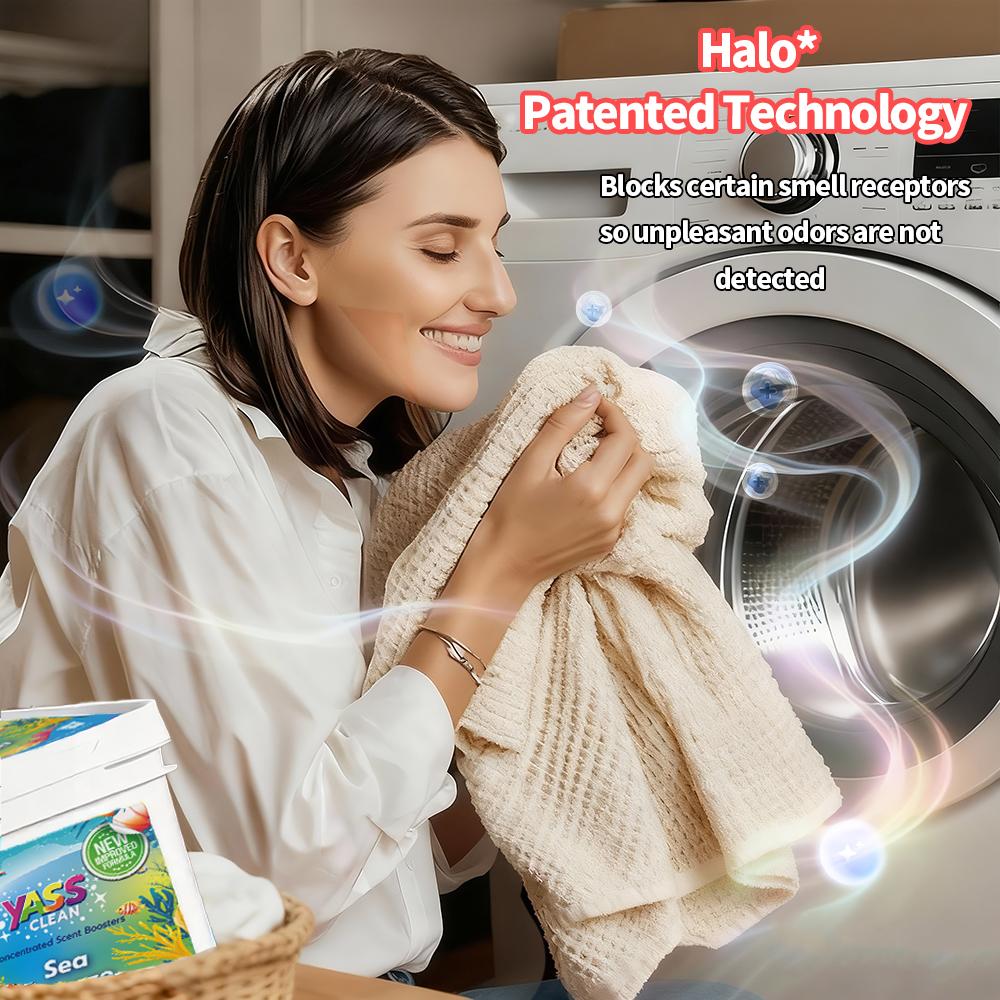 Yass Clean New improved Formula Scent Booster Laundry Beads 2.5L 1.8KG 64 oz In-Wash Scent Booster Beads for Fresh Scent Up to Weeks in Storage Suitable for Sensitive Skin