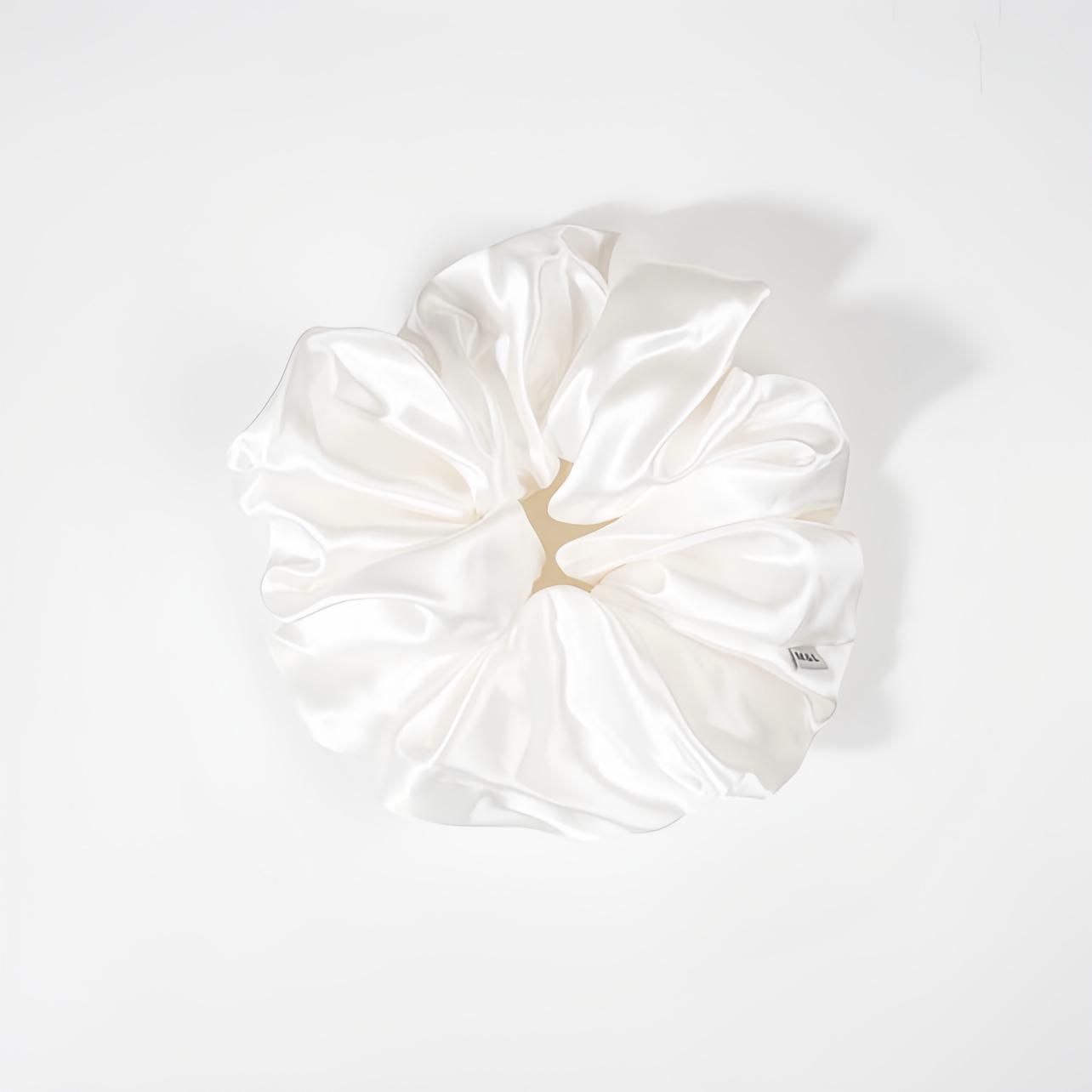 Handmade vintage style 100% high quality super soft luxurious natural silk oversized xl scrunchie