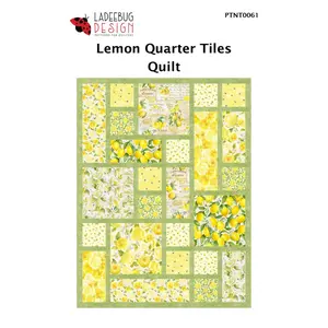 Lemon Quarter Tiles Quilt Pattern