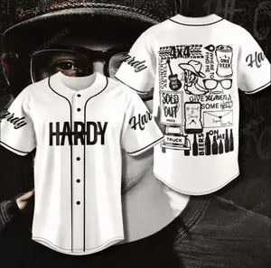 HARDY Concert Tour Baseball Jersey, Country Music Fan Jersey, Retro Country Concert Shirt