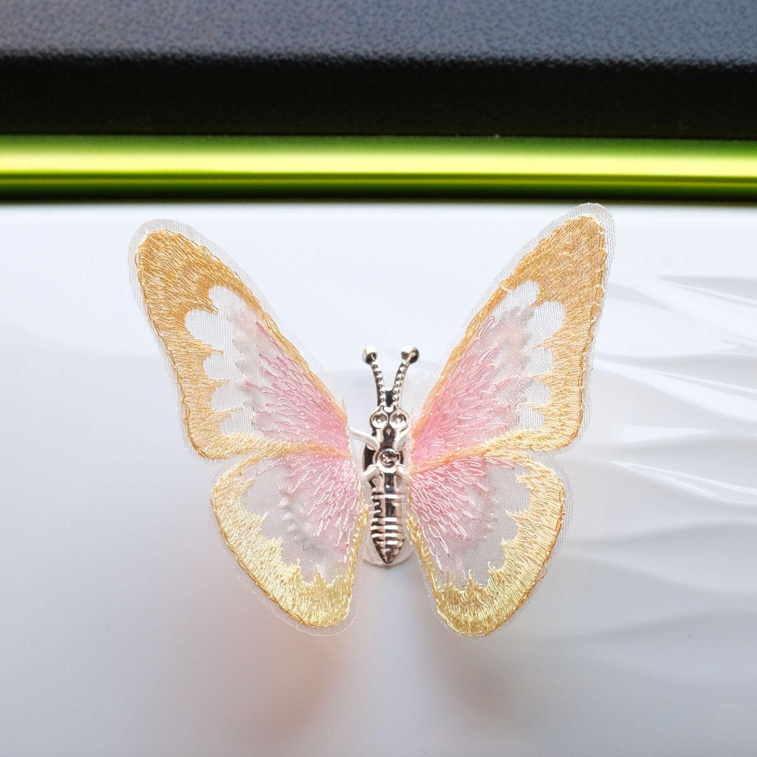 3D Metal Butterfly Car Decorations (Set of 6) | car Accessories for Interior Styling, Gift for friends, holiday decorations for bike – Universal Fit