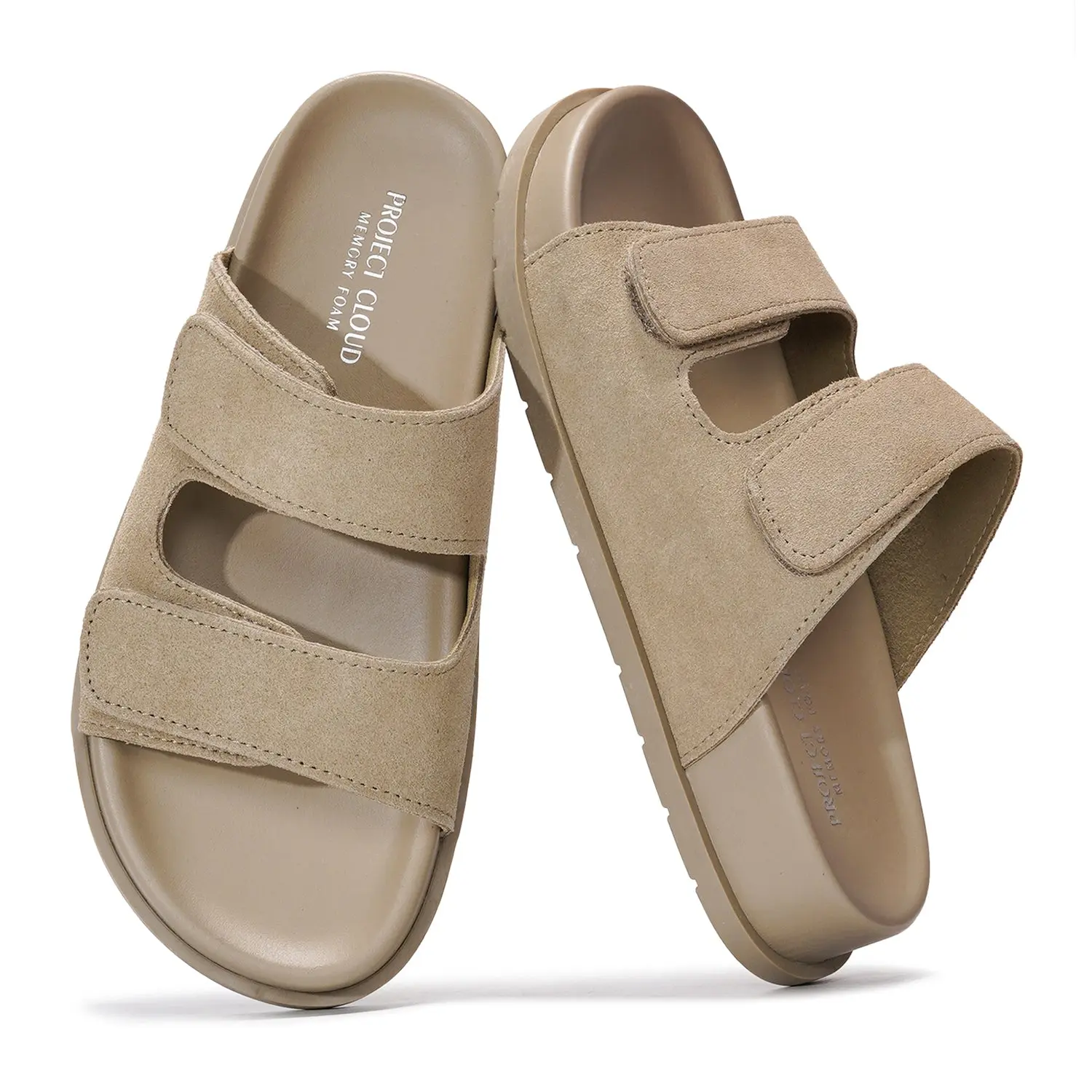 Project Cloud Women's | Platform Sandals | Casual Summer Walking Shoes Footwear | Plush and Soft Insole | Lightweight | Non-Slip - Sleek