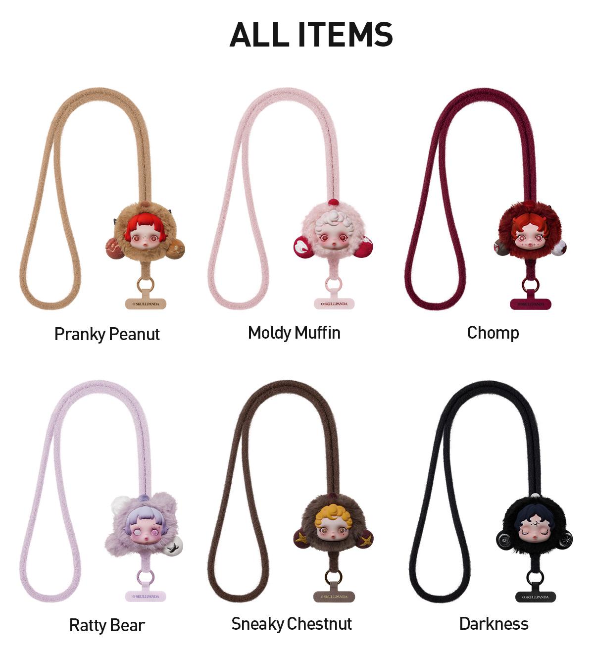 POP MART SKULLPANDA You Found Me！Series Phone Lanyard