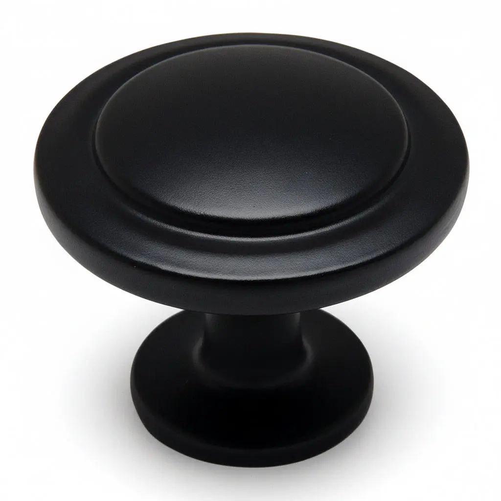 Cosmas 5560FB Flat Black Cabinet Knob