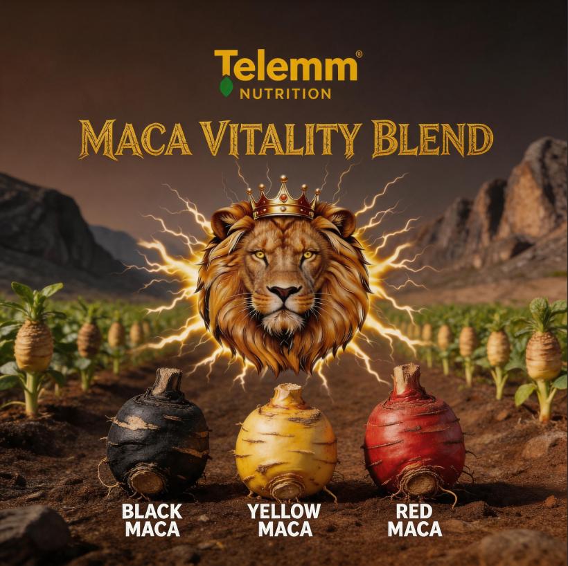 Telemm Pure Root Maca Softgels, 60000mg Natural Herbal Dietary Blend, Non-Stimulant Adult Daily Botanical Supplement, 150ct 50-Day Supply, Clean Hypoallergenic GMP Cert Formula