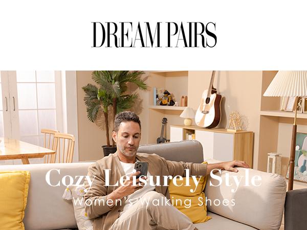 DREAM PAIRS Men's House Slippers Moccasin Indoor Outdoor Fuzzy Loafers Suede Leather Warm Comfortable Shoes