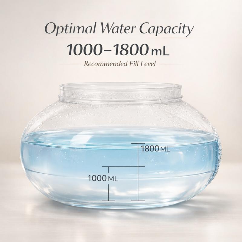 Stewerom Water-Based Air Purifier & Air Washer, Essential Oil-Free Air Freshener with 7-Color LED Mood Light for Home, Office & Room, Air Revitalizer Diffuser