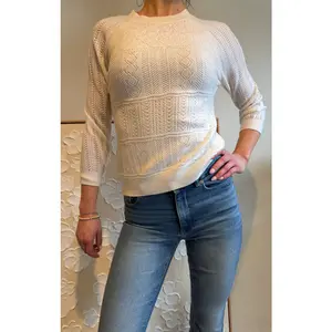 Clementine Pointelle Crew Tee