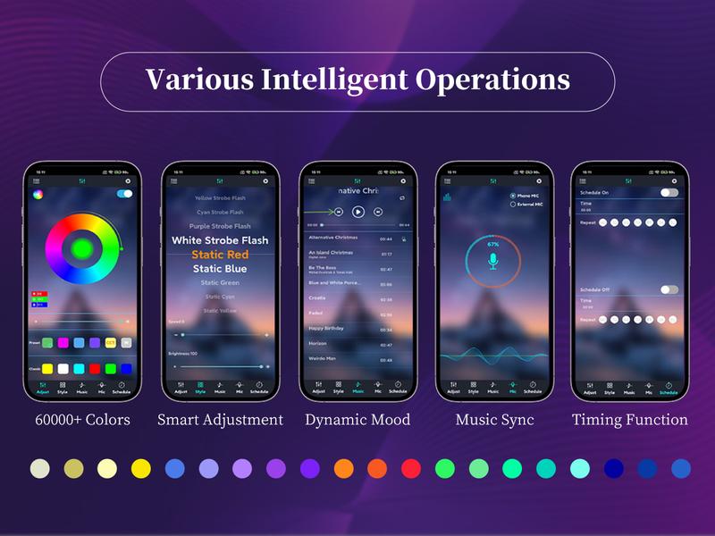 SIBEDS Queen Bed Frame with Adjustable Headboard, PU Upholstered Platform Bed for Bedroom, LED Lighting and Skirt, Diamond Tufted Design, Wooden Slat Support, Easy Assembly