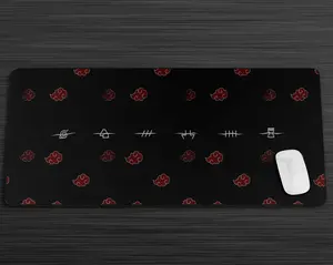 Narut0 Akatsuki Headband Mouse Pad and Desk Mat Anime Setup Mat