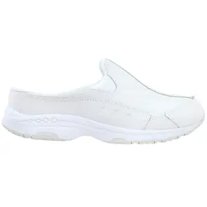 Easy Spirit Womens Tourguide Mule Slip On Sneakers Shoes Casual - White