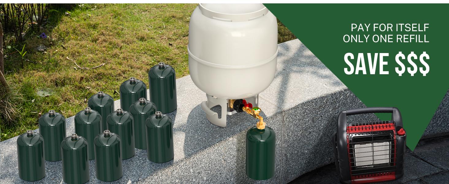 [Holiday Exclusive] Upgrade Your Plumbing with the Alloxity 90-Degree Elbow Adapter with Valve and Gauge, Includes Teflon Tape for Easy Installation