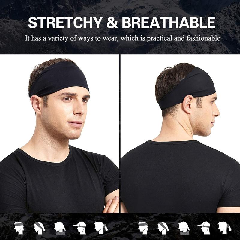 Mens Running Headband,5Pack,Mens Sweatband Sports Headband for Running,Cycling,Basketball,Yoga,Fitness Workout Stretchy Unisex Hairband Mens Running Headband,5Pack,Mens Sweatband Sports Headband for Running,Cycling,Basketball,Yoga,Fitness Workout Stretchy Unisex Hairband