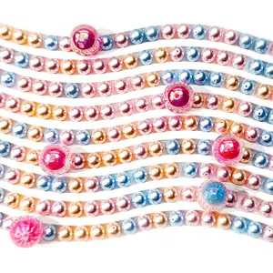 L1241]Pearlfect Bubblegum DIY Beads DIY Charms Set