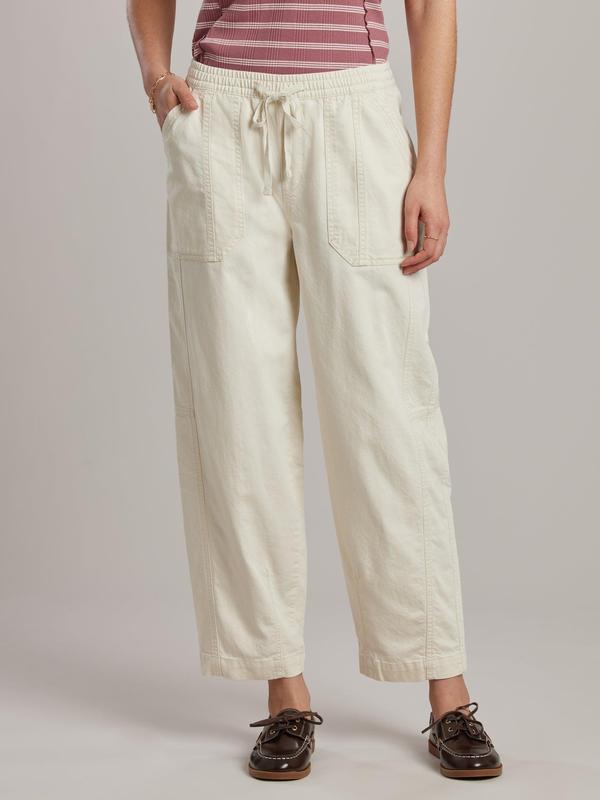 UNIONBAY Women's Bryce Drapey Woven Pants - Basic, Casual, Lightweight Rayon-Cotton Elastic Travel-Friendly Everyday Bottoms