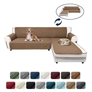 Easy-Going Sectional Couch Covers, L Shape Sofa Cover Reversible Washable Sofa Slipcover, Water-Resistant Furniture Protector Sofa Blanket for Pets Kids, Livingroom, Homedecor