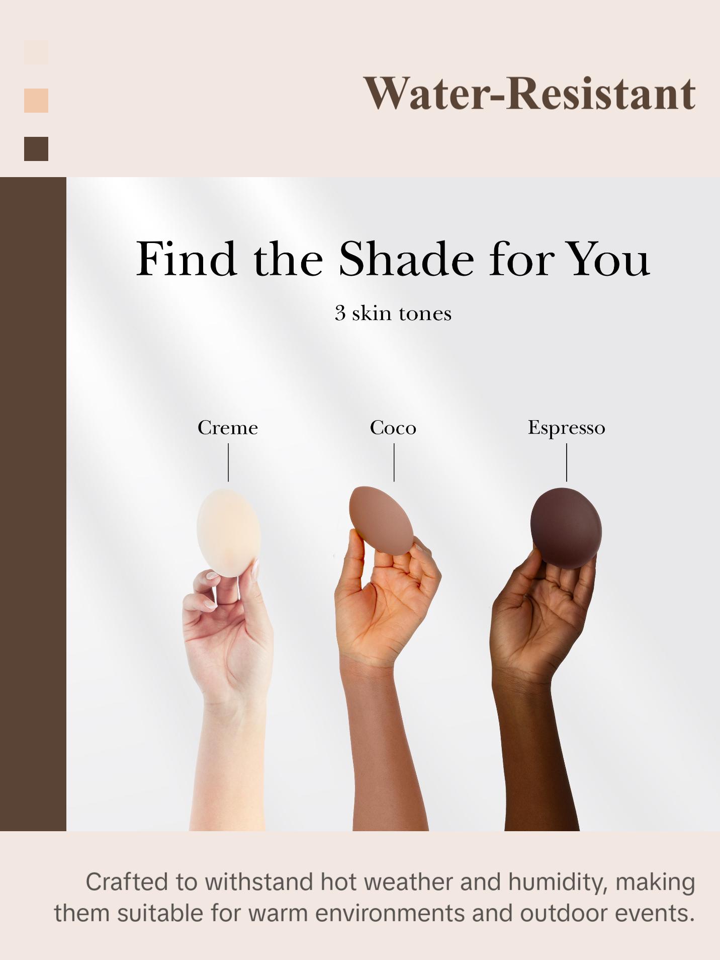 Nippies Double-Sided Sticky Nipple Covers - Reusable Breast Pasties - One Side Sticks To You, The Other Sticks To Your Clothes - Stay Put In Place