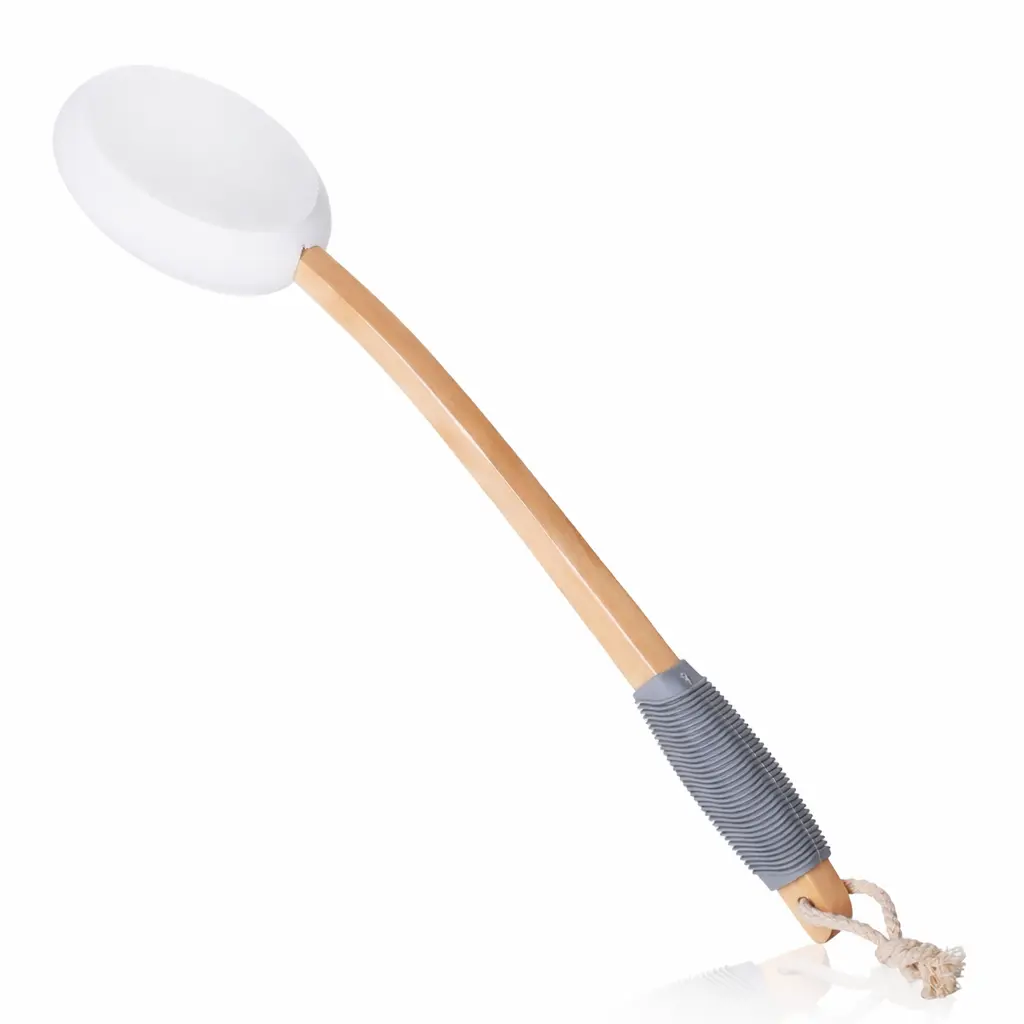 Back Lotion Applicator with 17-Inch Long Handle for Hard-to-Reach Areas, Streak-Free Self Tanner Application with Washable Pad for Men & Women