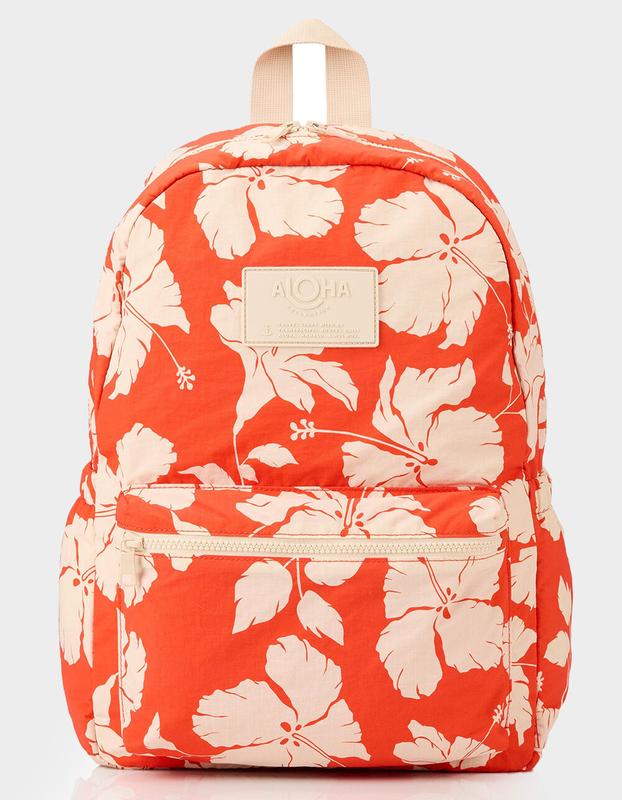 ALOHA COLLECTION ALOHA COLLETION Keep It Light Salina Backpack, Red Combo