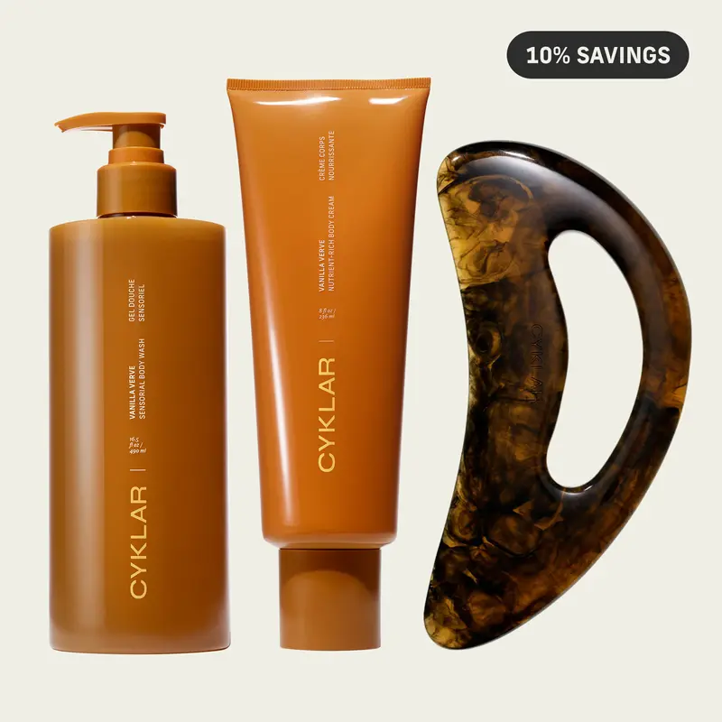 Vanilla Verve Body Wash, Body Cream & Contour Tool Body Care Rituals Set
