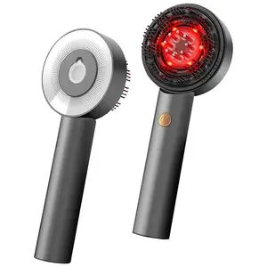 OGVIP IPX6 Waterproof 3-in-1 Hair Scalp Massager with Built-in Oil Dispenser, Portable Rechargeable Scalp Care Brush for Home & Travel Use