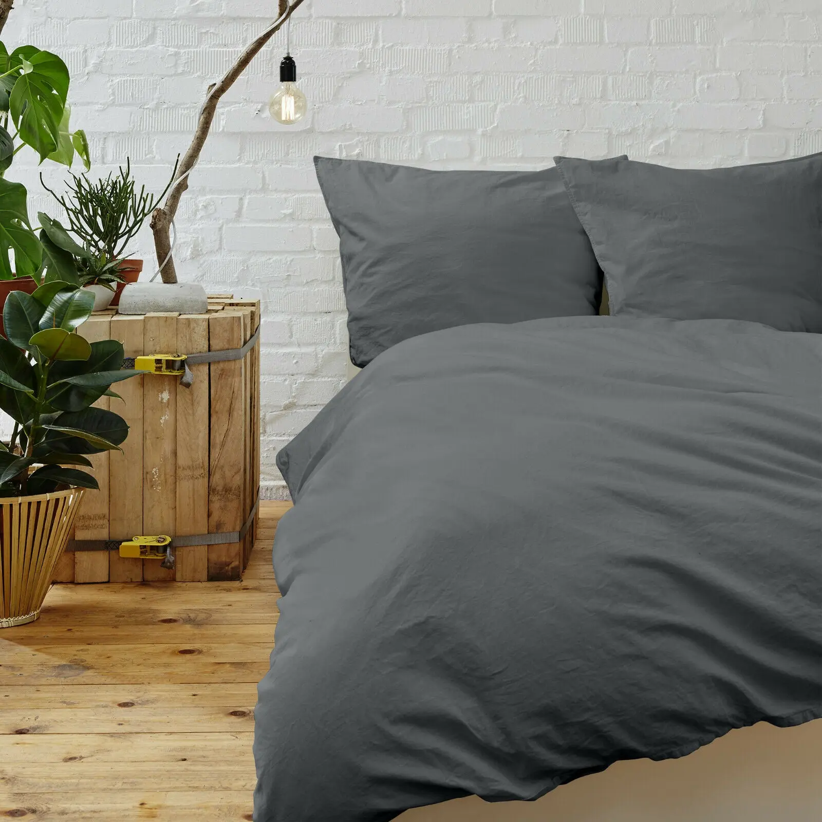 High Thread Count Super Soft Duvet Cover with Pillow Shams 1800 Count Egyptian Cotton and Bamboo Feel 3 Piece Set for Comforter