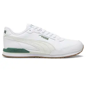 PUMA Mens St Runner V3 Lace Up Sneakers Shoes Casual - White