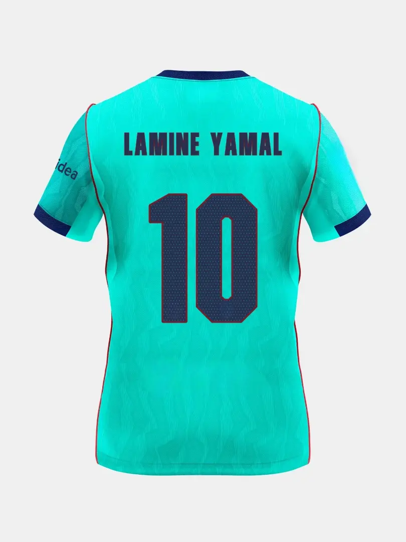 Unisex Collectible Sports Apparel Yamal 2026/27 Third Player Jersey Blue- Spain League