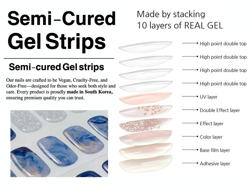 Triple Bundle Semi Cured Gel Nails Strips Odor-Free 30-Second Finish Pick ANY 1 Designs Get 1 Random FREE No Lifting Stays Flat All Day Perfect Gift Triple Bundle Semi Cured Gel Nails Strips Odor-Free 30-Second Finish Pick ANY 1 Designs Get 1 Random FREE No Lifting Stays Flat All Day Perfect Gift