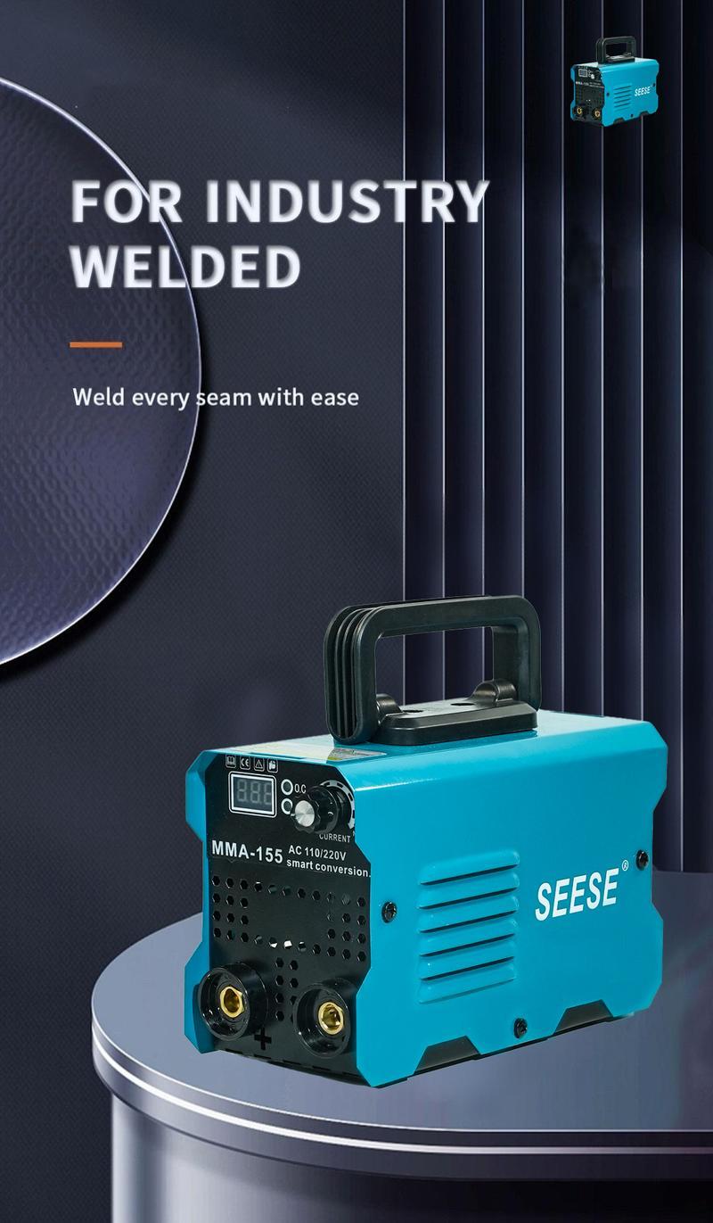 155Amp Digital  Arc Welder - Portable Stick Welder with Smart LED Display for AC 110/220V