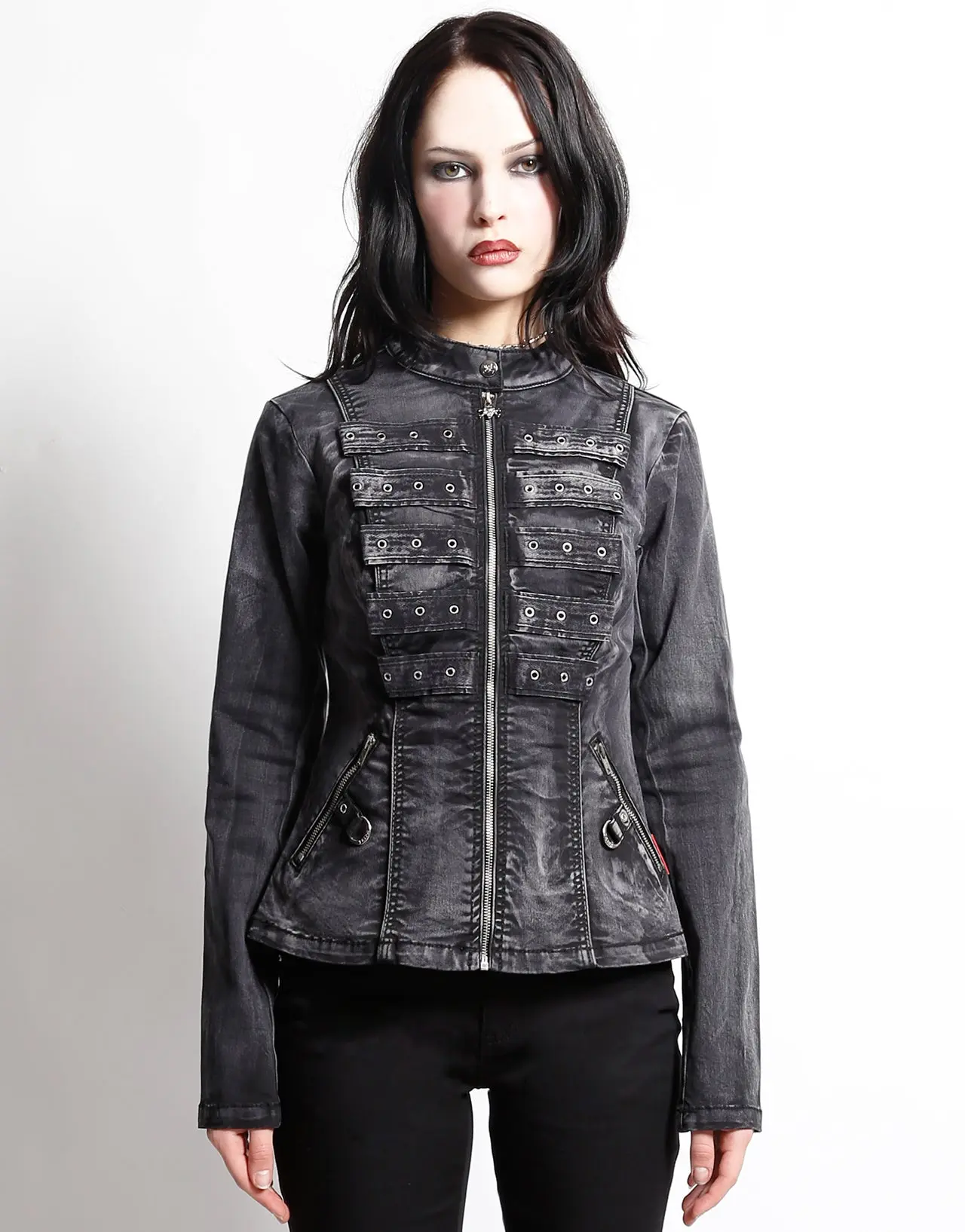 PEACE JACKET BLACK WASH