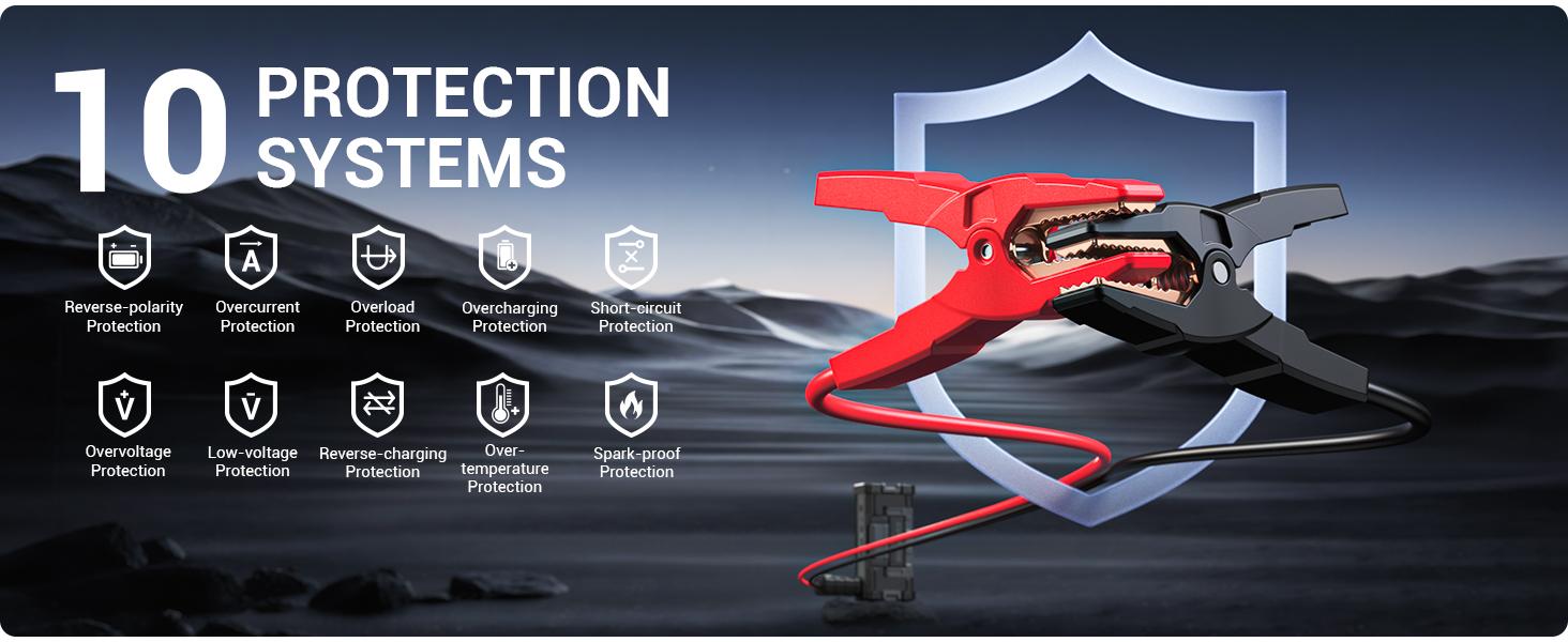 AVAPOW 6000A Car Jump Starter(For All Gas/Up to 12L Diesel),Power bank,Dual USB Quick Charge,AC/DC,12V Jump Pack with Built-in LED Bright Light AVAPOW 6000A Car Jump Starter(For All Gas/Up to 12L Diesel),Power bank,Dual USB Quick Charge,AC/DC,12V Jump Pack with Built-in LED Bright Light