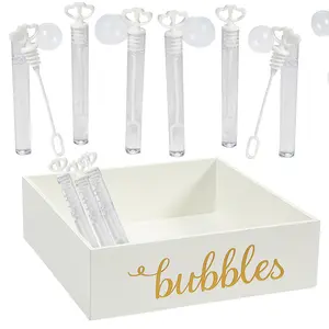 145 Pc. Mini White Bubble Send-Off Kit for 144 Guests