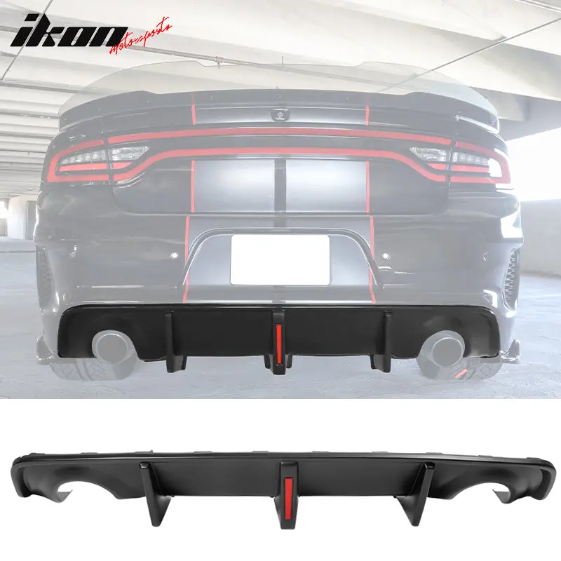 Fits Dodge Charger Widebody 2020-2023 with Brake Light Rear Diffuser PP