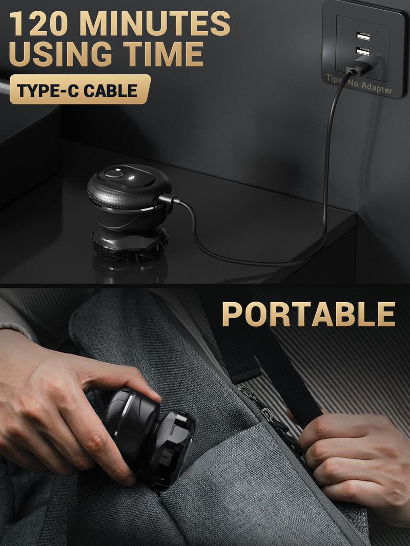 OLOV Removable Razor 5D , Men's Razor, Men's Wet Razor, Body Trimmer,IPX7 Waterproof Men's Razor with Type-C Charging Comfort.