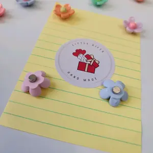 Cute magnets for refrigerators, metal magnetic plates.