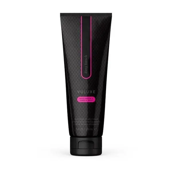 Vuluxe Rash-Free Intimate Shave Cream with Dirty French Scent Soothing Gentle Aftershave Foam for Smooth Shaving